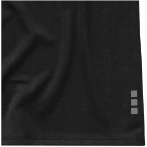 Niagara short sleeve men's cool fit t-shirt, solid black (T-shirt, mixed fiber, synthetic)