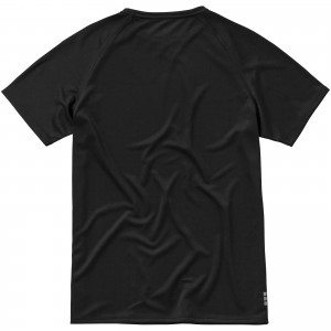 Niagara short sleeve men's cool fit t-shirt, solid black (T-shirt, mixed fiber, synthetic)