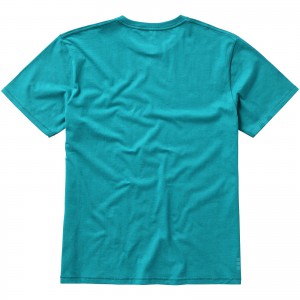 Nanaimo short sleeve men's t-shirt, Aqua (T-shirt, 90-100% cotton)