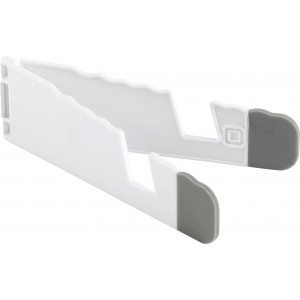 ABS tablet and mobile phone holder Romina, white