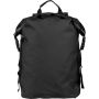 Tarpaulin (250D) roll-top backpack Hermann, black