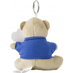 Teddy bear key ring, cobalt blue (Keychains)