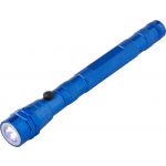 Telescopic aluminium flash light, cobalt blue (6639-23)