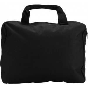 Polyester (600D) document bag Niam, black (Laptop & Conference bags)