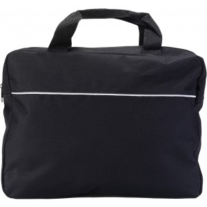 Polyester (600D) document bag Niam, black (Laptop & Conference bags)