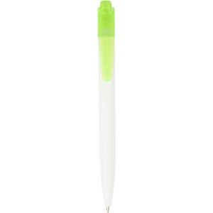 Thalaasa ocean-bound plastic ballpoint pen, Transparent gree (Plastic pen)