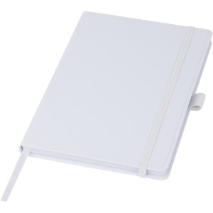 Thalaasa ocean-bound plastic hardcover notebook, White (Notebooks)