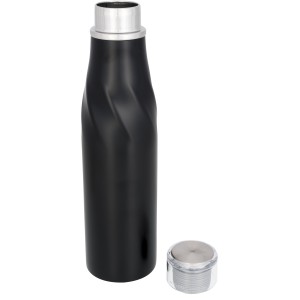 Hugo 650 ml seal-lid copper vacuum insulated bottle, solid black (Thermos)