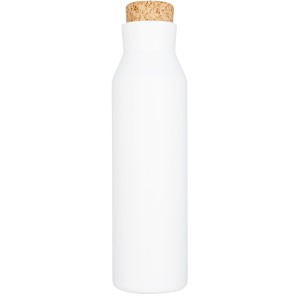 Norse copper vacuum insulated bottle with cork, White (Thermos)