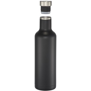 Pinto 750 ml copper vacuum insulated bottle, solid black (Thermos)