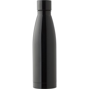 Stainless steel double walled drinking bottle Marcelino, bla (Thermos)