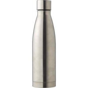 Stainless steel double walled drinking bottle Marcelino, sil (Thermos)
