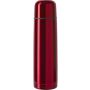 Stainless steel double walled flask Mona, red