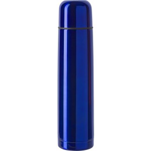 Stainless steel double walled flask Quentin, cobalt blue (Thermos)