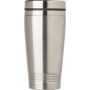 Stainless steel drinking mug (450 ml) Velma, silver