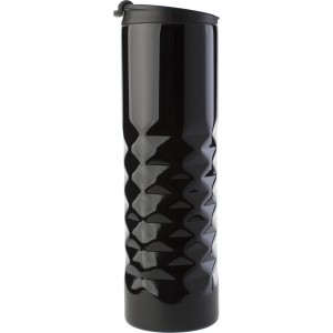 Stainless steel mug Kamir, black (Thermos)