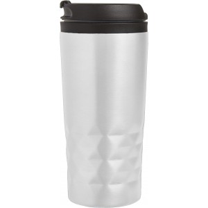 Stainless steel mug Lorraine, white (Thermos)