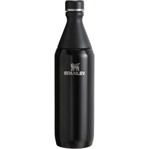 Stanley All Day Slim 600 ml water bottle, Shiny black