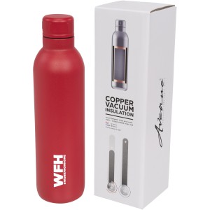 Thor 510 ml copper vacuum insulated sport bottle, Red (Thermos)