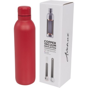 Thor 510 ml copper vacuum insulated sport bottle, Red (Thermos)