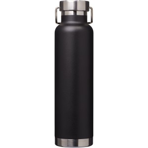 Thor 650 ml copper vacuum insulated sport bottle, solid black (Thermos)