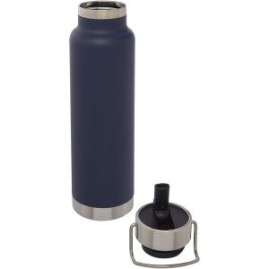Thor 750 ml copper vacuum insulated sport bottle, Dark blue (Thermos)