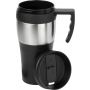 Travel mug (500ml), black/silver