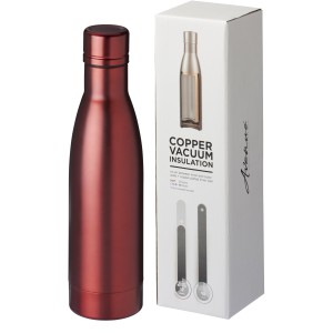 Vasa 500 ml copper vacuum insulated sport bottle, Red (Thermos)