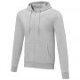 Theron men?s full zip hoodie, Heather grey