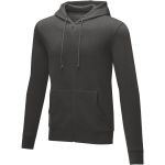 Theron men's full zip hoodie, Storm grey (3822989)