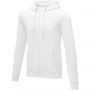 Theron men's full zip hoodie, White