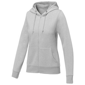 Theron women?s full zip hoodie, Heather grey (Pullovers)