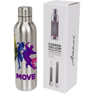 Thor 510 ml copper vacuum insulated sport bottle, Silver (Thermos)