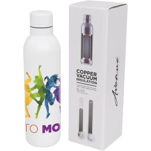 Thor 510 ml copper vacuum insulated sport bottle, White (Thermos)