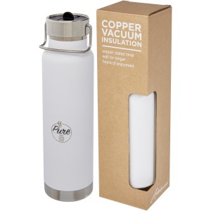 Thor 750 ml copper vacuum insulated sport bottle, White (Thermos)