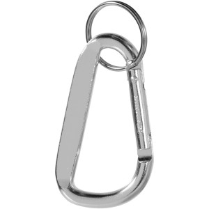 Timor carabiner keychain, Silver (Keychains)