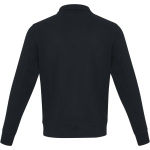 Tin unisex Aware(tm) recycled quarter zip sweater, Navy (Pullovers)