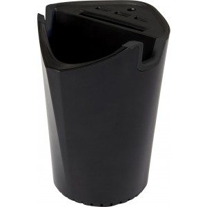 Plastic 3-ports cup holder, black