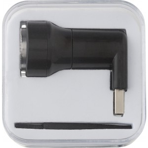 Scheerapparaat with usb connection, black (Body care)