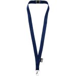 Tom recycled PET lanyard with breakaway closure, Navy (10251755)