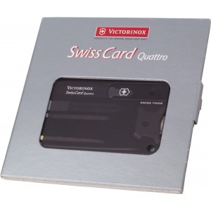 Nylon Victorinox SwissCard Quatro multitool, black (Tools)