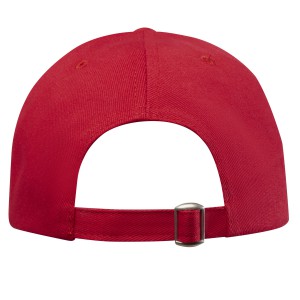 Topaz 6 panel GRS recycled sandwich cap, Red (Hats)