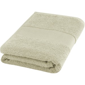 Charlotte 450 g/m2 cotton bath towel 50x100 cm, Light grey (Towels)