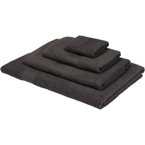 Charlotte 450 g/m2 cotton bath towel 50x100 cm, Navy (Towels)