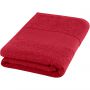 Charlotte 450 g/m2 cotton bath towel 50x100 cm, Red