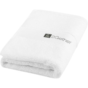 Charlotte 450 g/m2 cotton bath towel 50x100 cm, White (Towels)