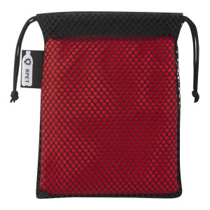 Raquel cooling towel made from recycled PET, Red (Towels)