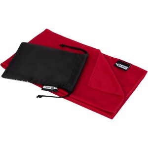 Raquel cooling towel made from recycled PET, Red (Towels)