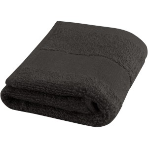 Sophia 450 g/m2 cotton bath towel 30x50 cm, Anthracite (Towels)