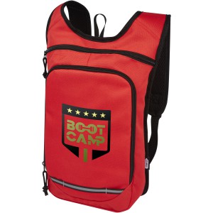 Trails GRS RPET outdoor backpack 6.5L, Red (Backpacks)